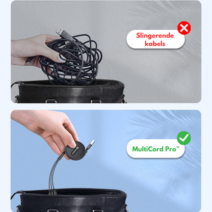 MultiCord Pro™ Επαναφορτιστής Ταχείας Φόρτισης με Επανασυρόμενο Καλώδιο