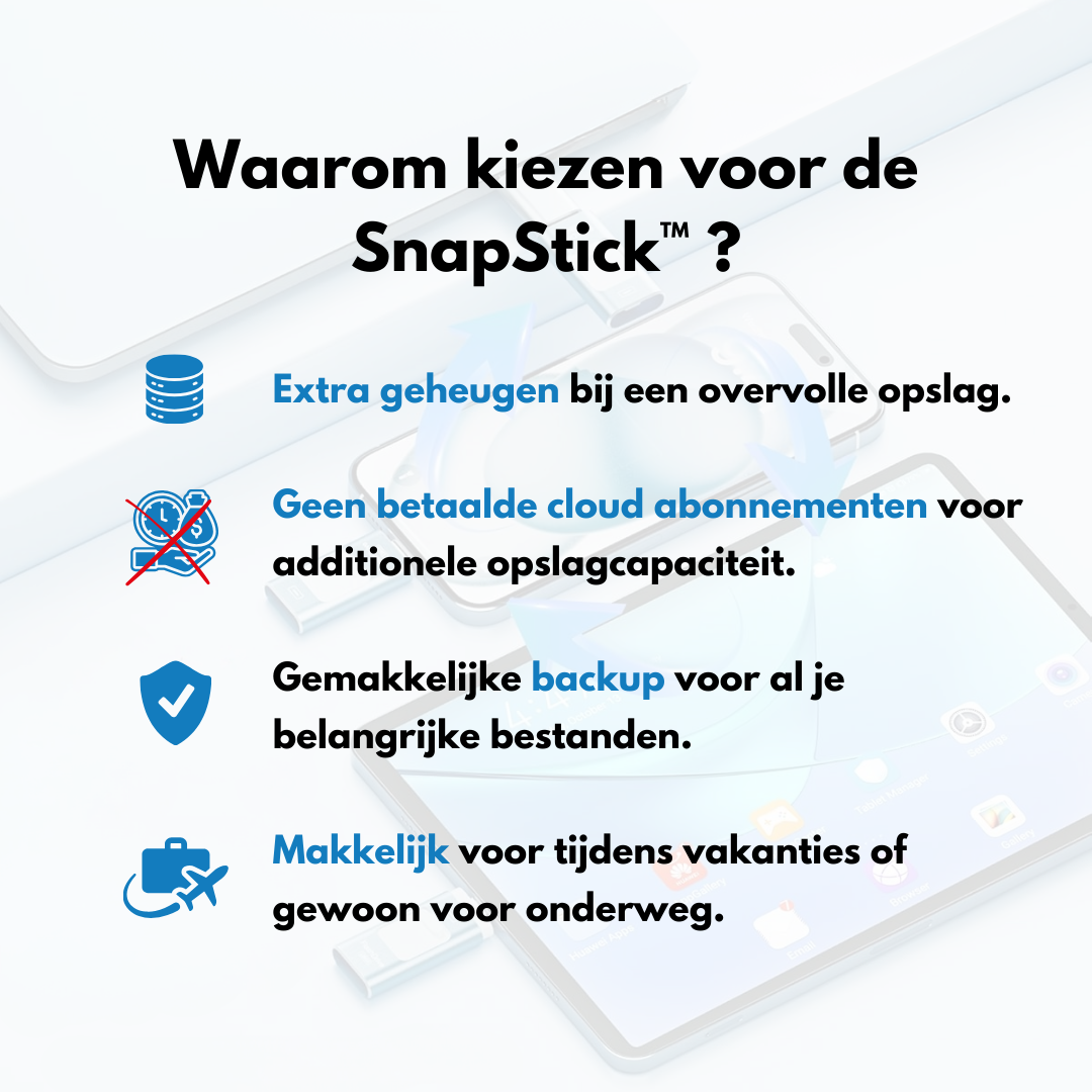 SnapStick™ Κινητή Αποθήκευση