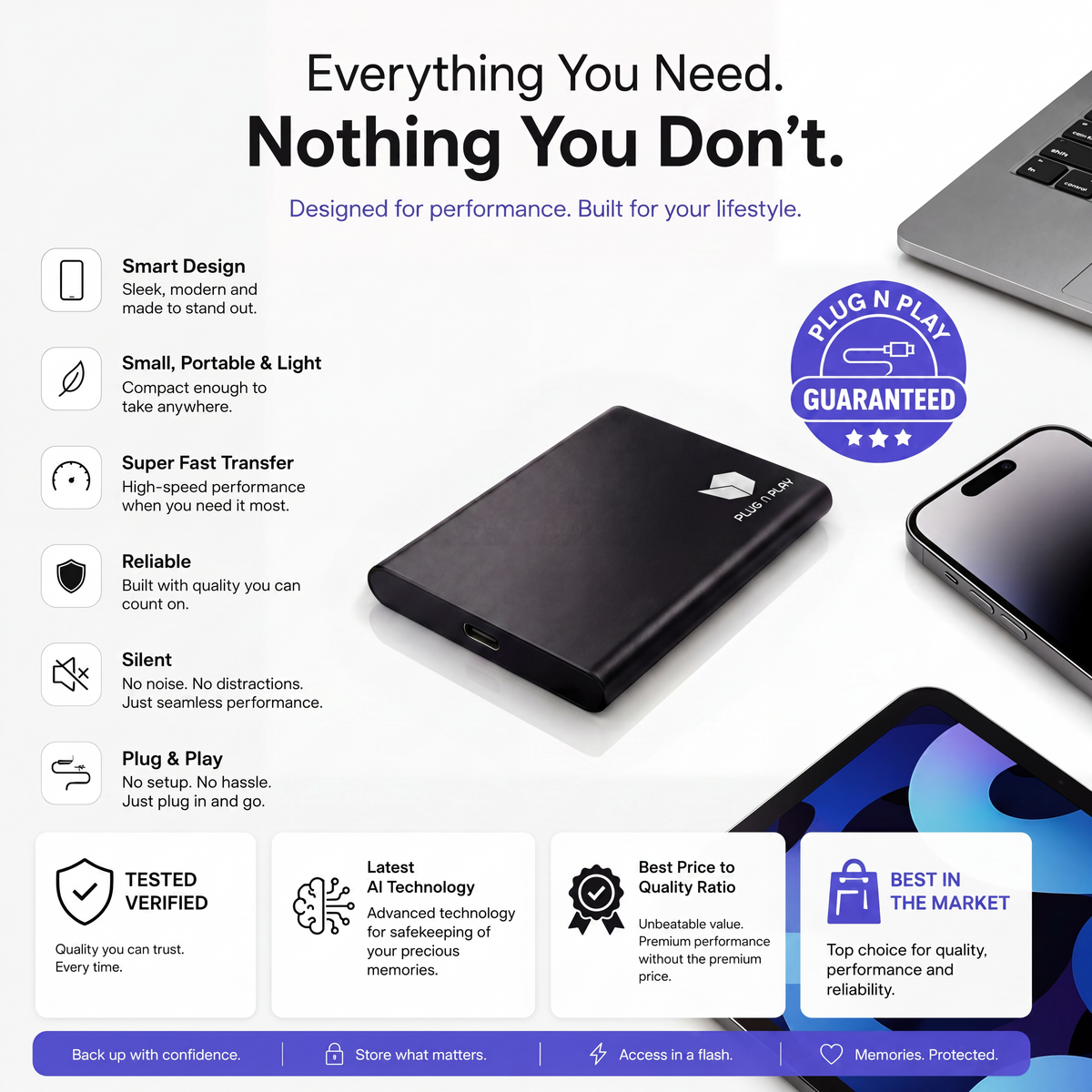 Compact External SSD